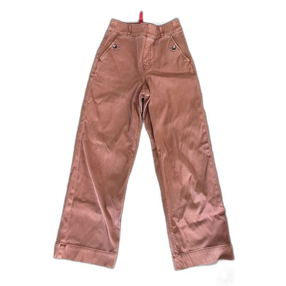 Spanx Stretch Twill Cropped Cargo Pant XS Bronze Glow - Picture 1 of 8